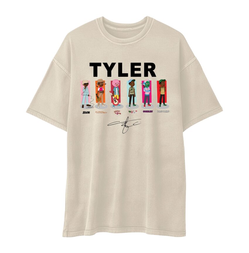 Tyler, The Creator Shirts Ver5| Unique Streetwear Tees for True Fans – Glasetor