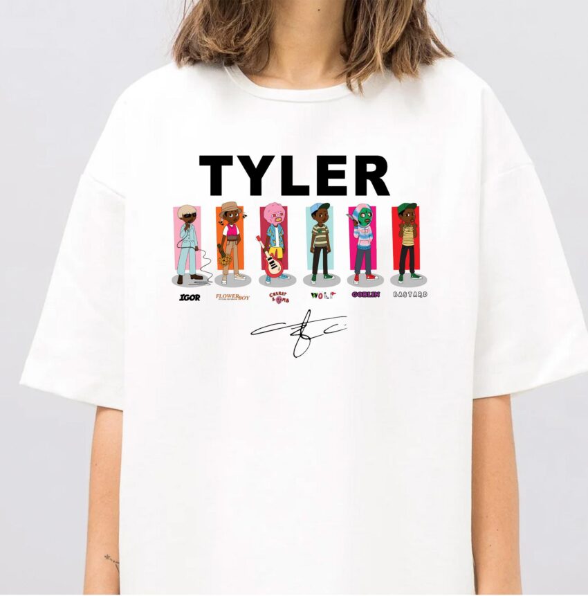 Tyler, The Creator Shirts Ver5| Unique Streetwear Tees for True Fans – Glasetor