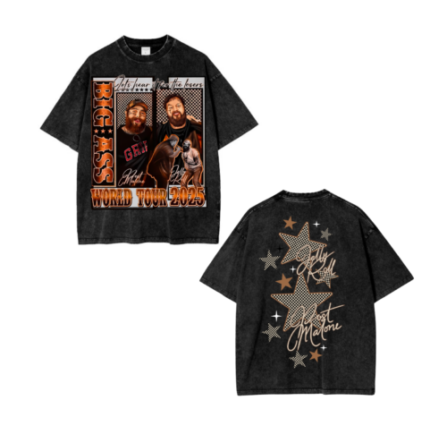 Jelly Roll and Post Malone Concert 2025 Shirts | Unique Streetwear Tees for True Fans – Glasetor