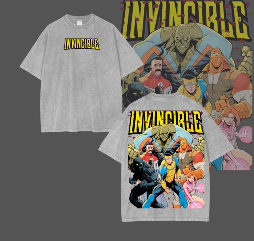 Vintage Invincible TV Show Mark Invincible Comfort Color Shirt – Superhero Fan Gift