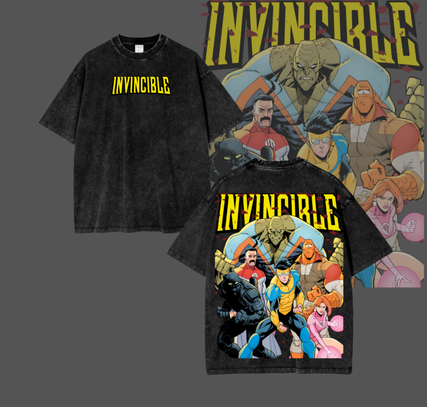 Vintage Invincible TV Show Mark Invincible Comfort Color Shirt – Superhero Fan Gift
