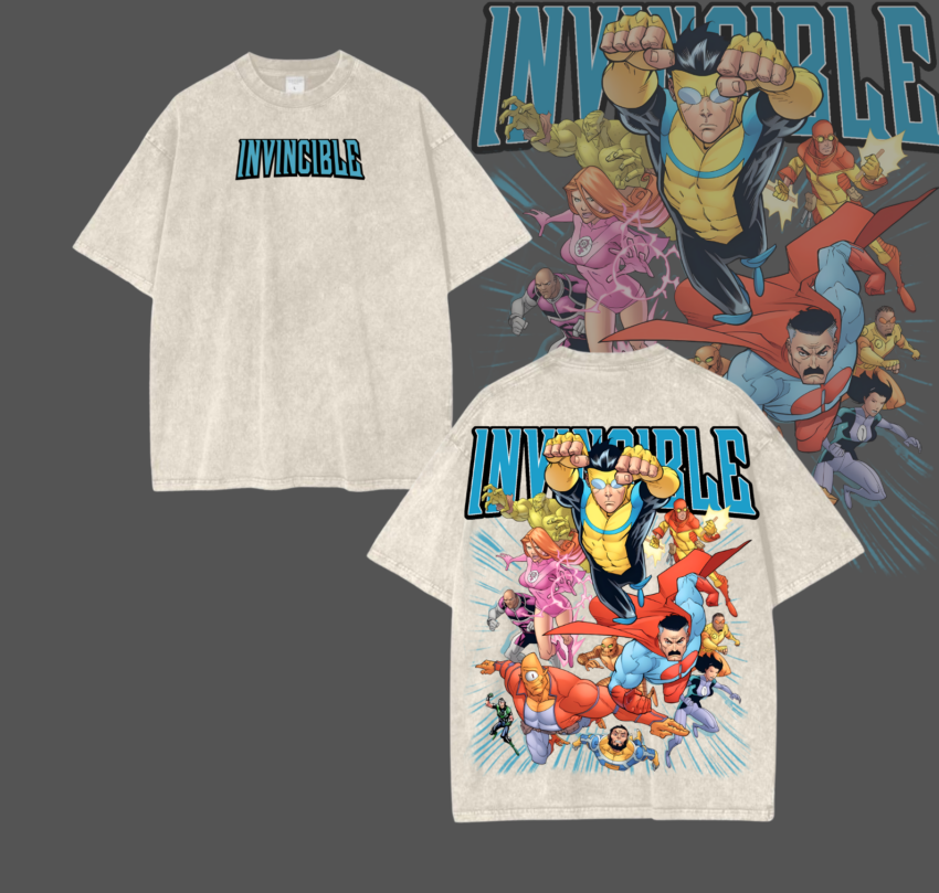 Vintage Invincible TV Show Mark Invincible Comfort Color Shirt Ver 2 – Superhero Fan Gift