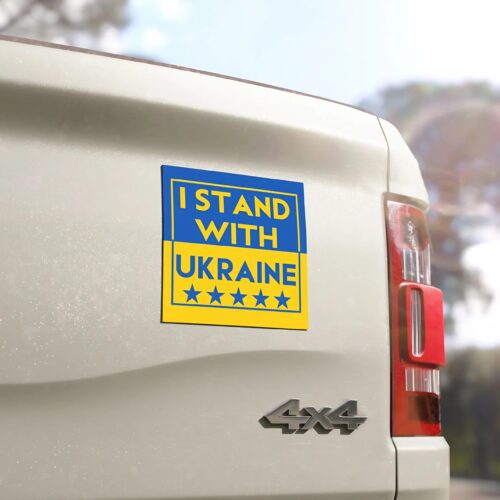 Support Ukraine Sticker – Show Your Solidarity With Ukraine | Premium Quality Vinyl Sticker