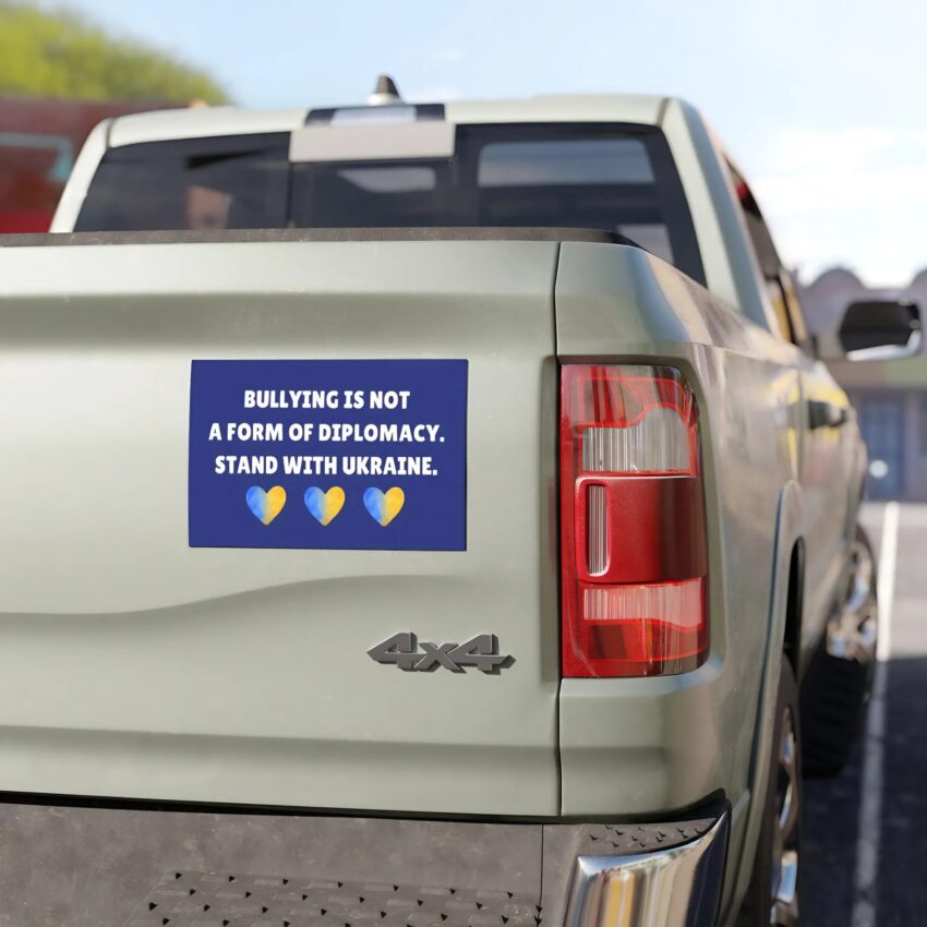 Support Ukraine Sticker 001 – Show Your Solidarity With Ukraine | Premium Quality Vinyl Sticker
