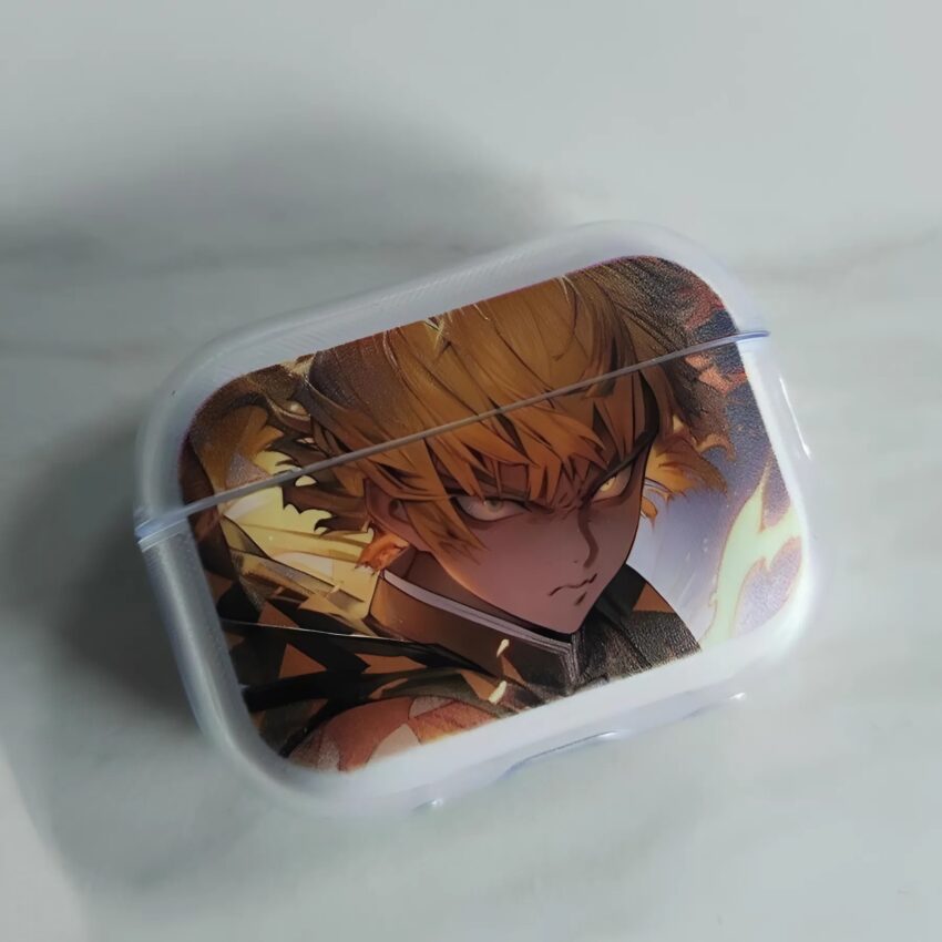 Demon Slayer Zenitsu AirPods Case – Ultimate Protection for Your AirPods
