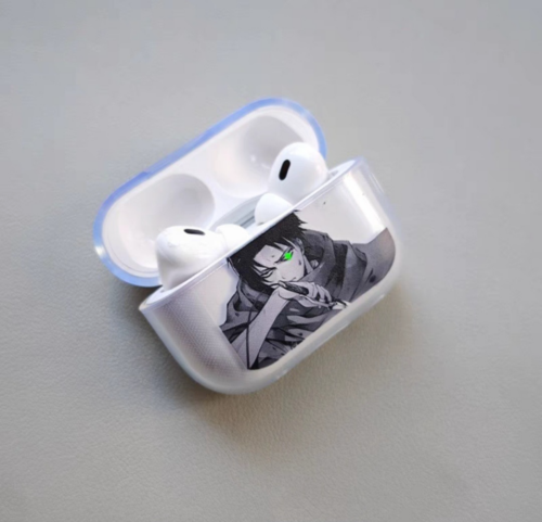 Attack on Titan Levi AirPods Case – Transparent Protective Cover for AirPods Pro & AirPods 2/3/4/5