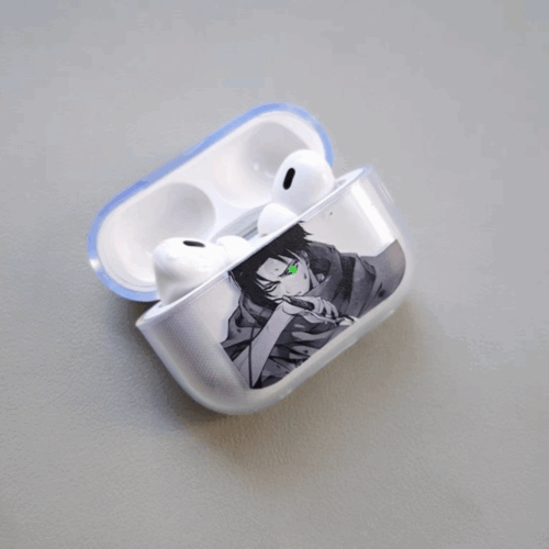 Attack on Titan Levi AirPods Case – Transparent Protective Cover for AirPods Pro & AirPods 2/3/4/5