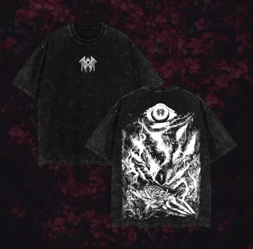 Sleep Token T-Shirt Ver 003 – Gothic Metal Band Tee with Vintage Wash, Dark Ritual Graphic, Oversized Unisex Rock Shirt