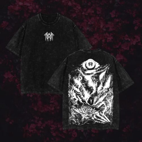 Sleep Token T-Shirt Ver 003 – Gothic Metal Band Tee with Vintage Wash, Dark Ritual Graphic, Oversized Unisex Rock Shirt