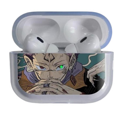 Anime Sukuna AirPods Case – Soft Transparent Cover for AirPods Pro 2/3, AirPods 2/3/4/5