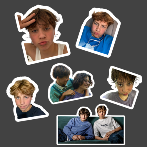 Young Heart Movie Characters Sticker | High-Quality Stickers for Fans of Young Heart