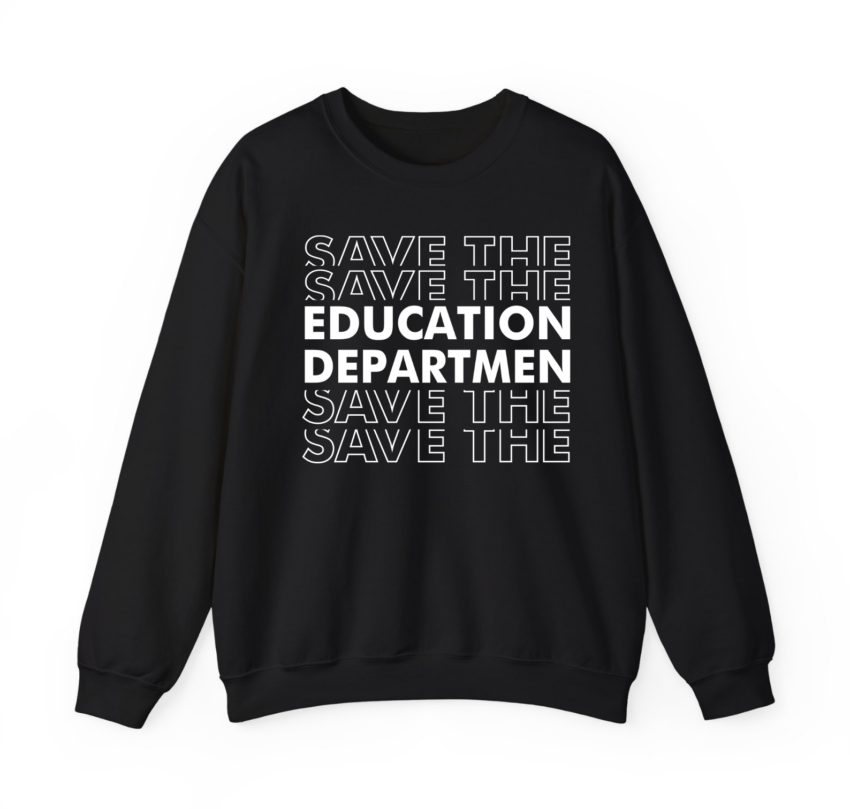 Save the Education Department Shirt – Minimalist Protest Tee Supporting Public Schools and Teachers