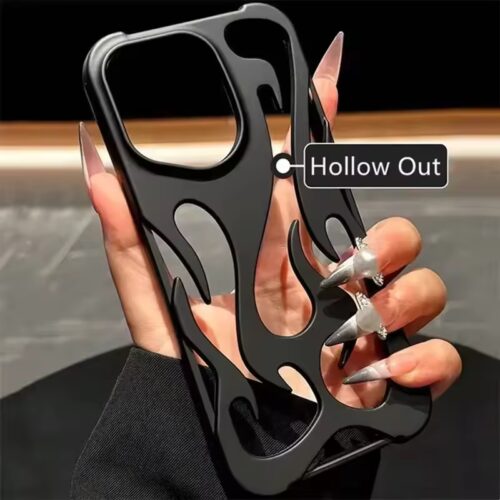 3D Flame Phone Case – Shockproof, Stylish & Minimalist