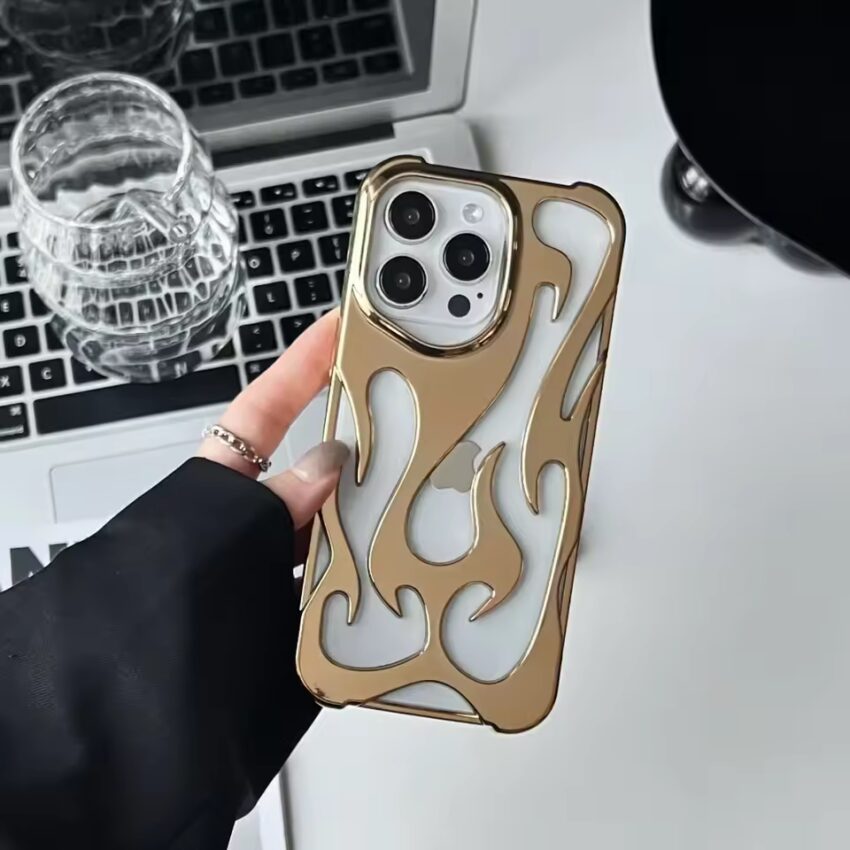 3D Flame Phone Case – Shockproof, Stylish & Minimalist