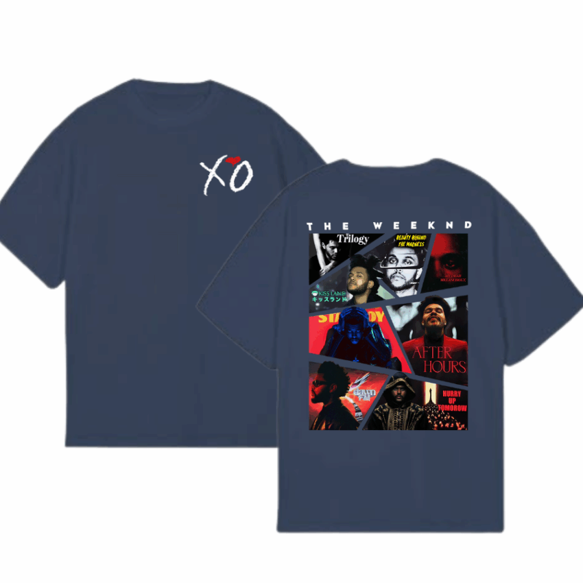 The Weeknd Album Cover T-Shirt – XO Fan Tour Merch “Hurry Up Tomorrow” V2