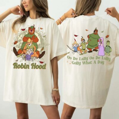 Robin Hood & Little John Oo-De-Lally 2 Sides T-Shirt