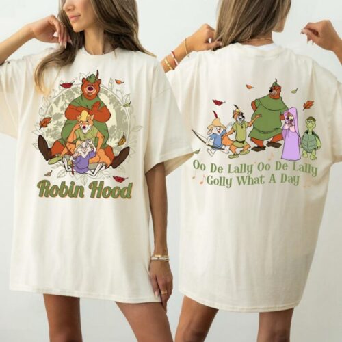 Robin Hood & Little John Oo-De-Lally 2 Sides T-Shirt