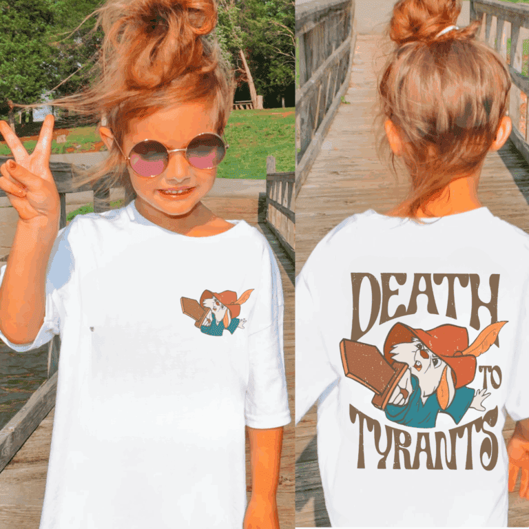 Skippy Rabbit Death To Tyrants Youth T-Shirt Skippy Rabbit Death To Tyrants Youth T-Shirt