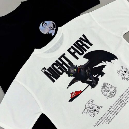 Night Fury and Light Fury Couple 2 Sides T-Shirt