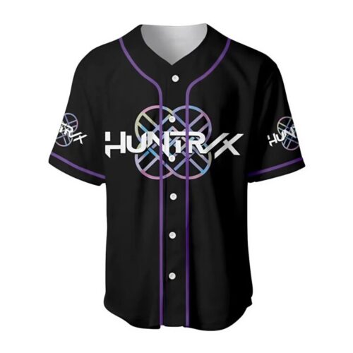 Huntrix Kpop Demon Hunters – Jersey Baseball Shirt Huntrix Kpop Demon Hunters – Jersey Baseball Shirt
