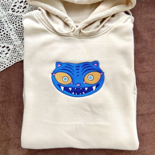 Derby Blue Tiger  Hoodie, Sweatshirt