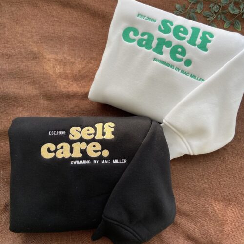 Self Care Mac Miller Embroidered Sweatshirt