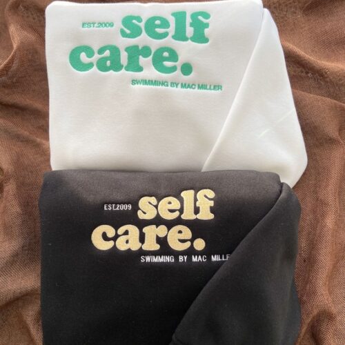 Self Care Mac Miller Embroidered Sweatshirt