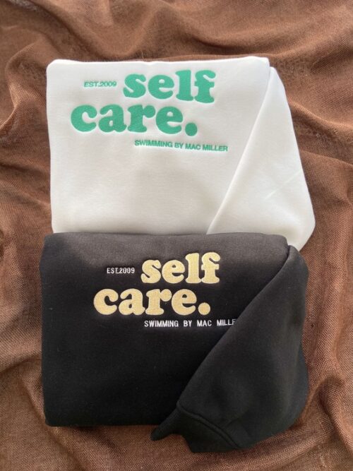 Self Care Mac Miller Embroidered Sweatshirt