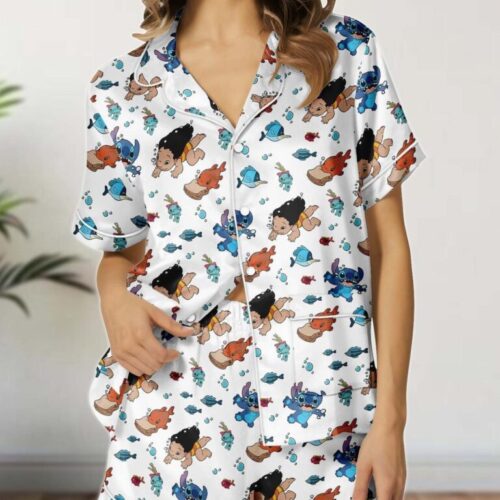 Lilo And Stitch – Satin Short Pajama