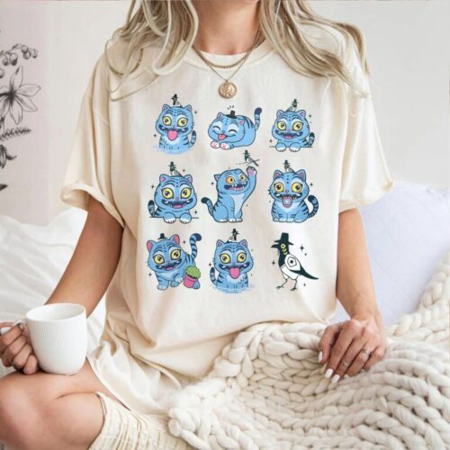 Kpop Demon Hunters Blue Tiger T-Shirt Kpop Demon Hunters Blue Tiger T-Shirt