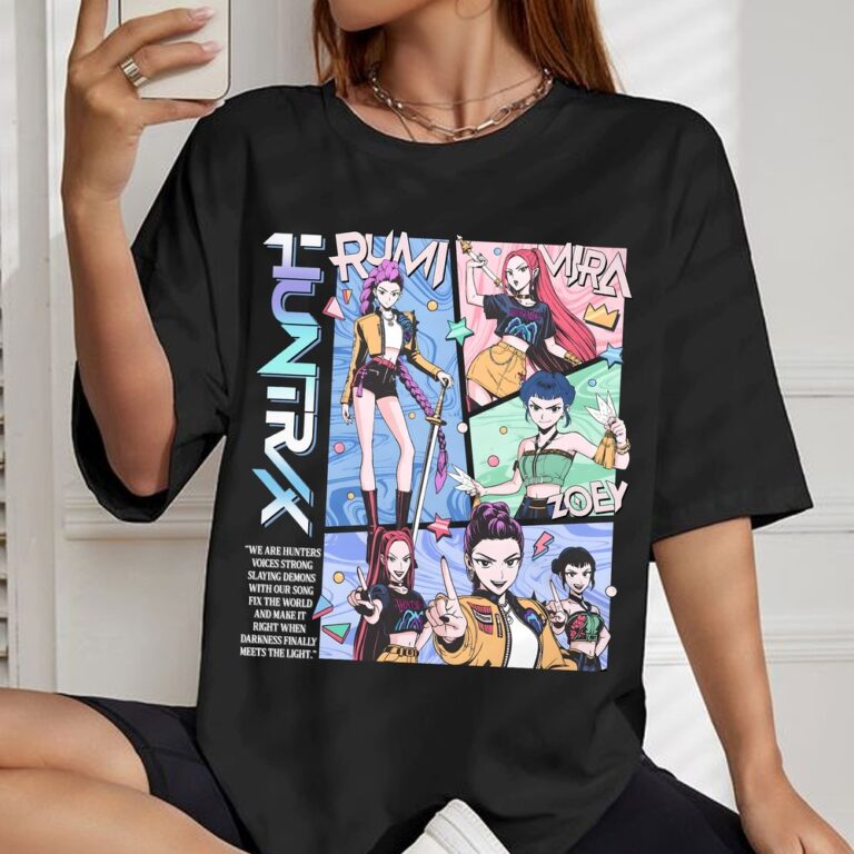 Huntrix Version 3, Kpop Demon Hunters T-shirt Huntrix Version 3, Kpop Demon Hunters T-shirt