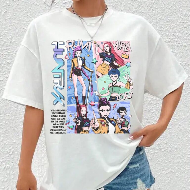 Huntrix Version 3, Kpop Demon Hunters T-shirt Huntrix Version 3, Kpop Demon Hunters T-shirt