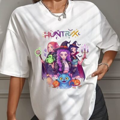 Huntrix Halloween, Kpop Demon Hunters T-shirt