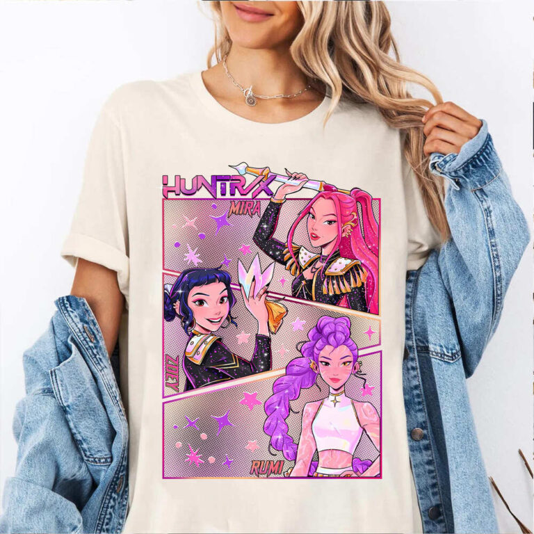Huntrix Version 2, Kpop Demon Hunters T-shirt Huntrix Version 2, Kpop Demon Hunters T-shirt