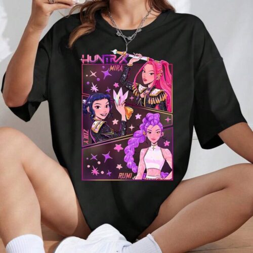 Huntrix Version 2, Kpop Demon Hunters T-shirt Huntrix Version 2, Kpop Demon Hunters T-shirt