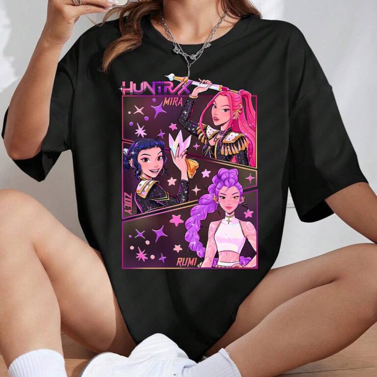 Huntrix Version 2, Kpop Demon Hunters T-shirt Huntrix Version 2, Kpop Demon Hunters T-shirt