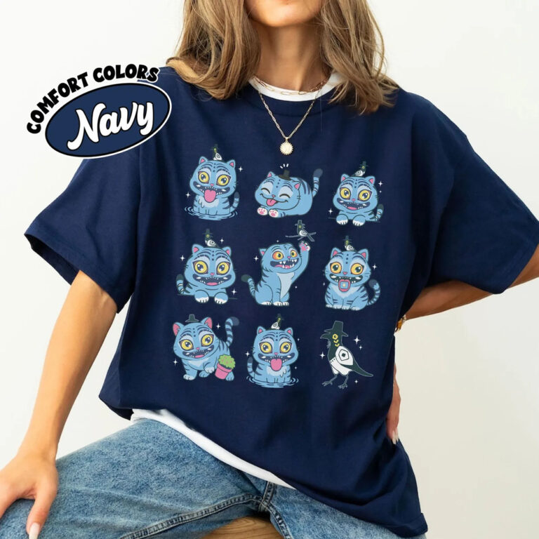 Kpop Demon Hunters Blue Tiger T-Shirt Kpop Demon Hunters Blue Tiger T-Shirt