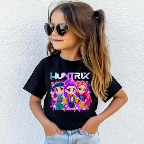 Chibi Huntrix Kpop Demom Hunters Youth T-Shirt