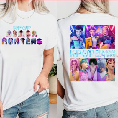 Kpop Demon Hunters Huntrix2 2 Sides T-Shirt