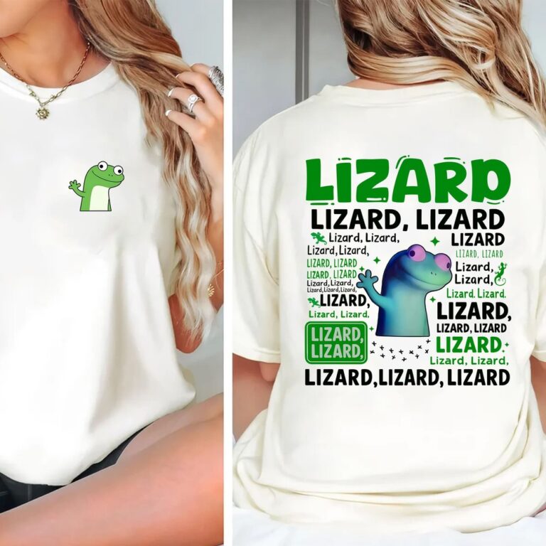 Lizard Lizard Lizard Meme 2 Sides T-Shirt Lizard Lizard Lizard Meme 2 Sides T-Shirt