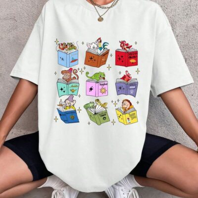 Disney Princess Sidekicks Book Club T-Shirt