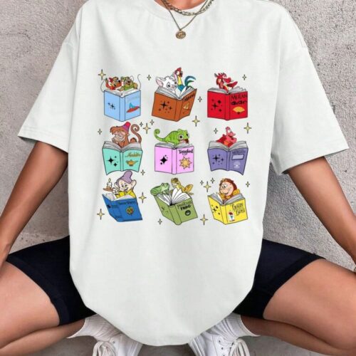 Disney Princess Sidekicks Book Club T-Shirt