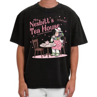 One Arm Version Mrs. Nesbitt Tea House T-shirt