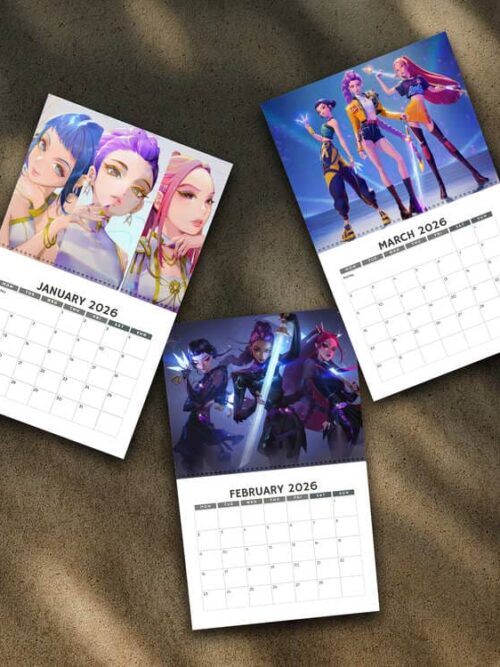 Kpop Demon Hunters Calendar 2026