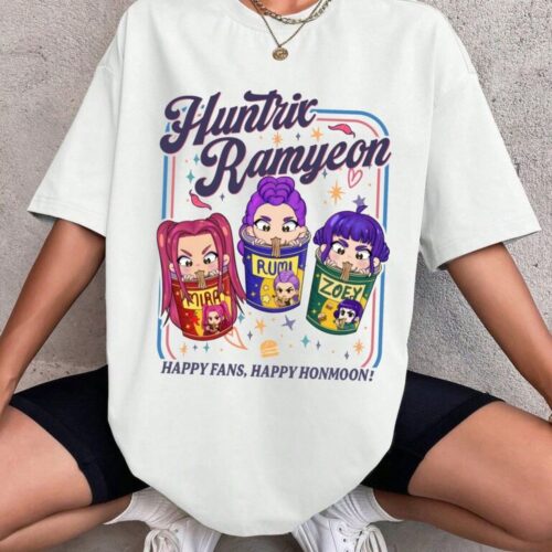 Huntrix Ramyeon Chibi T-shirt