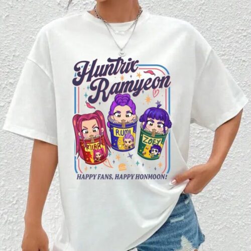 Huntrix Ramyeon Chibi T-shirt