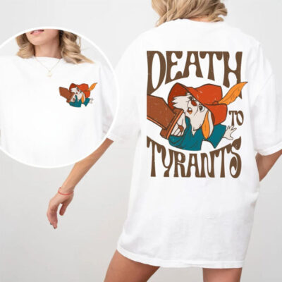 Skippy Rabbit Death To Tyrants, Robin Hood 2 Sides T-shirt