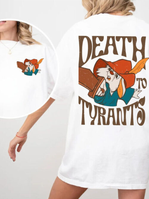 Skippy Rabbit Death To Tyrants, Robin Hood 2 Sides T-shirt