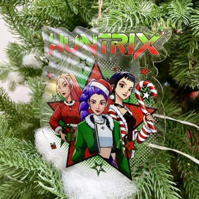 Kpop Demon Hunters Ornament For Holiday Tree Decoration