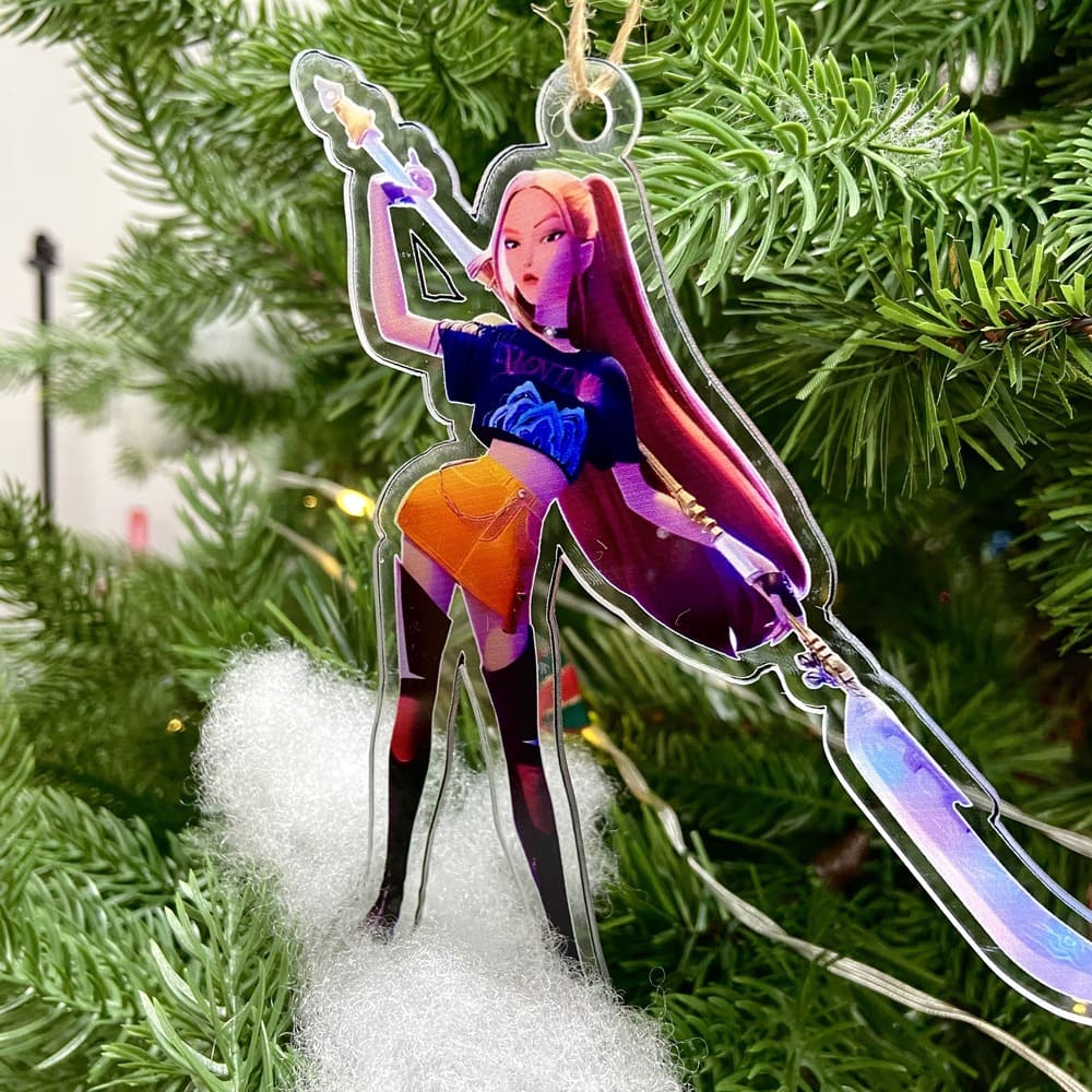 Kpop Demon Hunters Ornament For Holiday Tree Decoration Kpop Demon Hunters Ornament For Holiday Tree Decoration